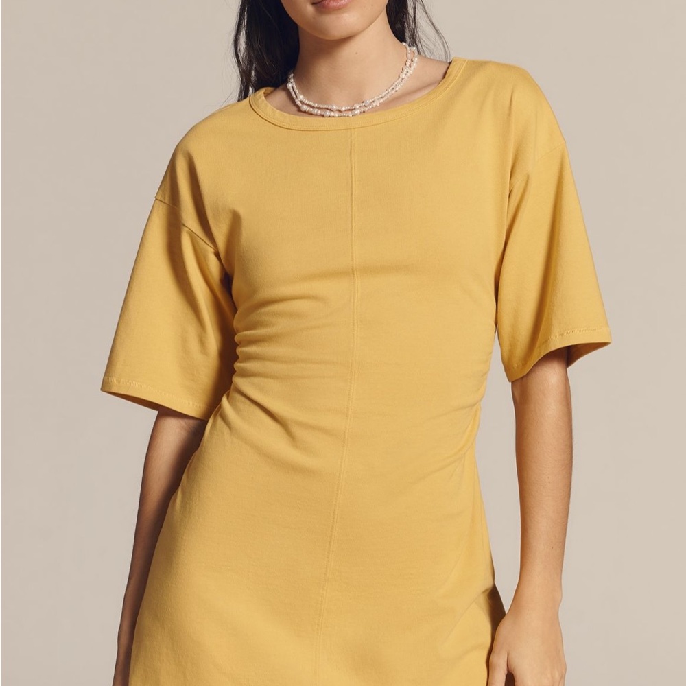 ANTHROPOLOGIE Daily Practice Field Day Short-Sleeve T-Shirt Dress Size S NWT